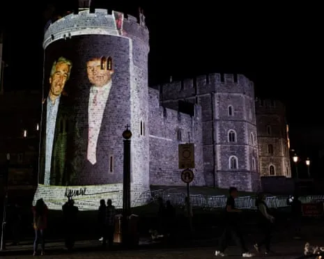 Four Arrested Following Pictures of Donald Trump and Epstein Shown on Royal Windsor Castle